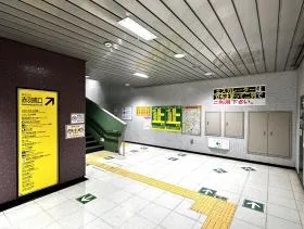 赤羽橋口を目指す