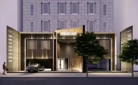 Totsu Biz Axis Akasaka(旧キーストーン赤坂)ビルの外観