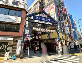 神田駅の西口を出ると前に商店街があるので入る