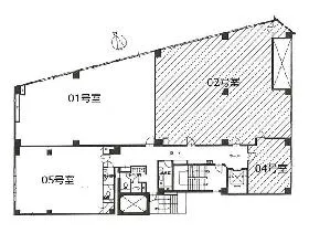 新富ミハマビルの外観