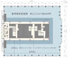 仙台トラストタワービルの外観