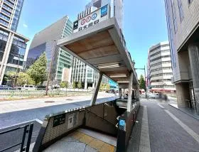 D1出入口から地上に出る