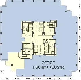 御殿山トラストタワーの外観