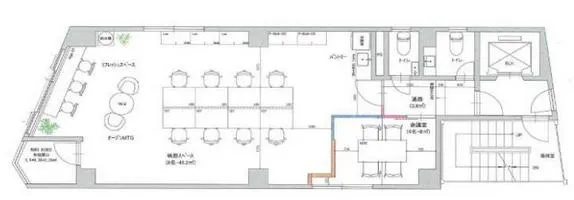 会議室造作済み！セットアップオフィスの居抜き賃貸オフィス物件(約20坪) ｜居抜きオフィス物件検索サイト【vivit-ビビット】（2）
