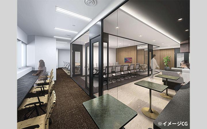 リニューアル工事済 高級感のある内装の居抜き賃貸オフィス物件(約65坪) ｜居抜きオフィス物件検索サイト【vivit-ビビット】（3）