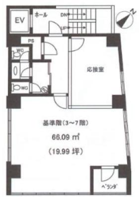 会議室1室付き！ 八丁堀駅徒歩2分の好立地の居抜き賃貸オフィス物件(約20坪) ｜居抜きオフィス物件検索サイト【vivit-ビビット】（サムネイル2）