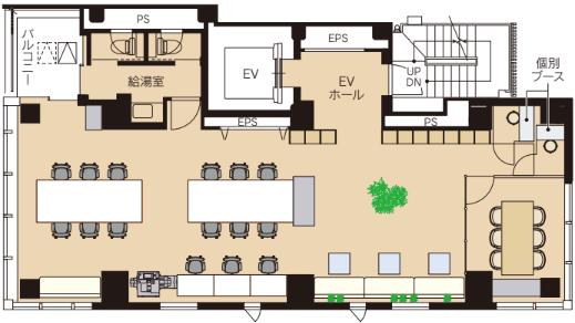 秋葉原新築ビル！ 会議室・テレブース付き！の居抜き賃貸オフィス物件(約30坪) ｜居抜きオフィス物件検索サイト【vivit-ビビット】（2）