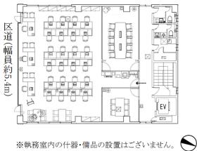 レンガ調の内装！ 駅チカ物件！の居抜き賃貸オフィス物件(約50坪) ｜居抜きオフィス物件検索サイト【vivit-ビビット】（サムネイル2）