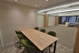 新富町駅徒歩4分 会議室付きセットアップオフィスの居抜き賃貸オフィス物件(約25坪) ｜居抜きオフィス物件検索サイト【vivit-ビビット】（サムネイル1）