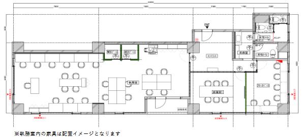 初期費用を抑えて入居可能 WEBブース、会議室設置済みの居抜き賃貸オフィス物件(約45坪) ｜居抜きオフィス物件検索サイト【vivit-ビビット】（2）