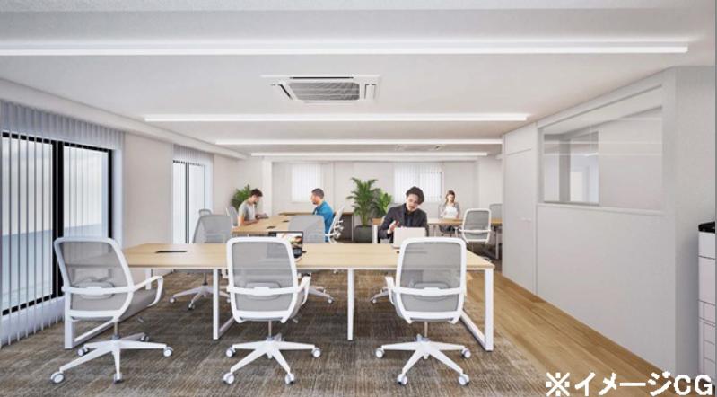 来客と執務を分けやすい、二層構成のオフィスの居抜き賃貸オフィス物件(約55坪) ｜居抜きオフィス物件検索サイト【vivit-ビビット】（6）