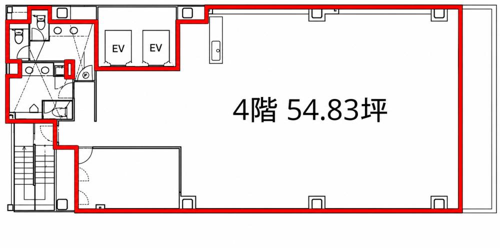 半蔵門エリア開放感のあるハーフセットアップオフィスの居抜き賃貸オフィス物件(約55坪) ｜居抜きオフィス物件検索サイト【vivit-ビビット】（2）