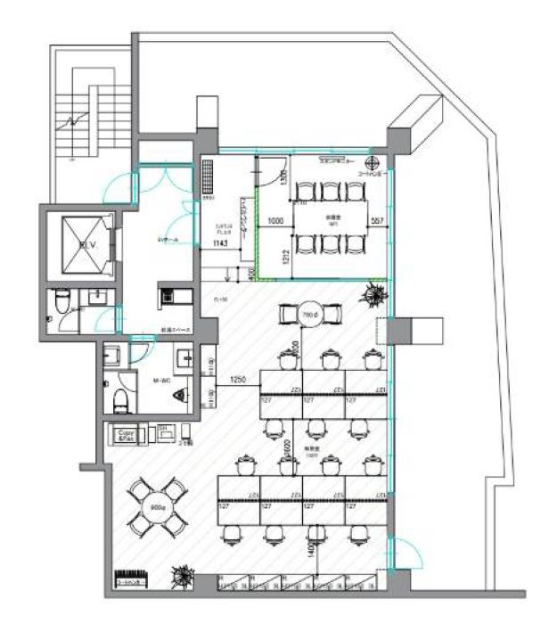 東京都中央区銀座 約30坪の居抜き賃貸オフィス物件(約30坪) ｜居抜きオフィス物件検索サイト【vivit-ビビット】（2）