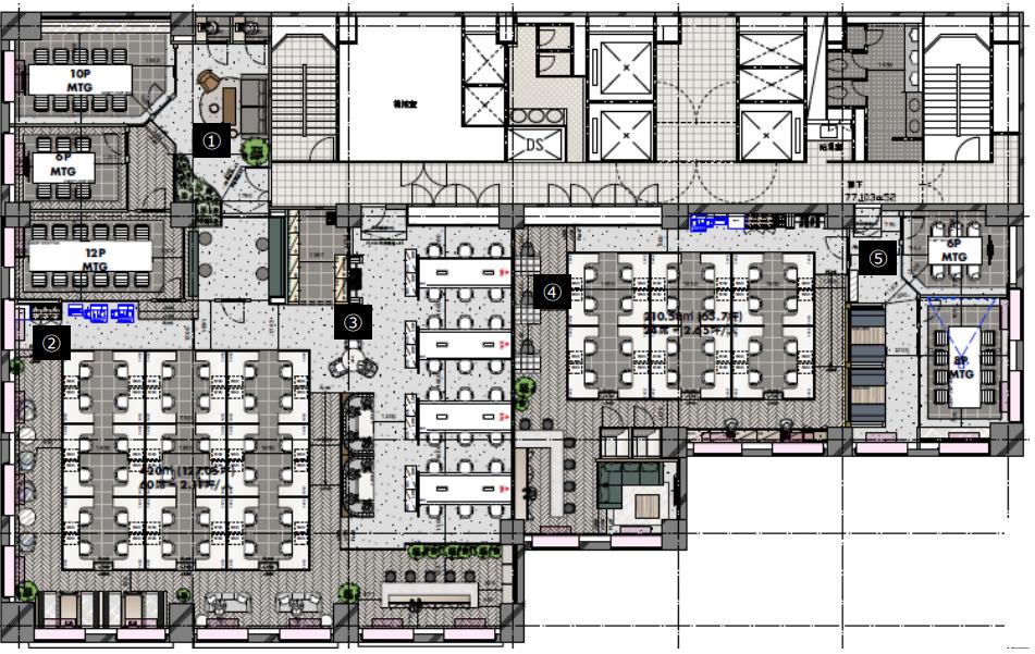 東京都新宿区西新宿 約65坪の居抜き賃貸オフィス物件(約65坪) ｜居抜きオフィス物件検索サイト【vivit-ビビット】（2）