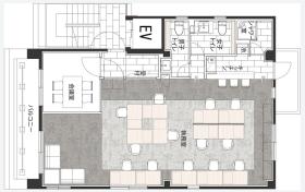 一部什器付き シャワー室の居抜き賃貸オフィス物件(約25坪) ｜居抜きオフィス物件検索サイト【vivit-ビビット】（サムネイル2）