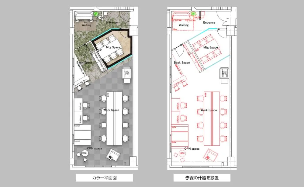 会議室＆執務室什器付き 銀座アドレスのセットアップ物件の居抜き賃貸オフィス物件(約25坪) ｜居抜きオフィス物件検索サイト【vivit-ビビット】（5）