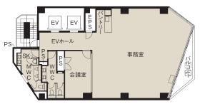 全ての家具設置済み 会議室1部屋の居抜き賃貸オフィス物件(約50坪) ｜居抜きオフィス物件検索サイト【vivit-ビビット】（サムネイル2）
