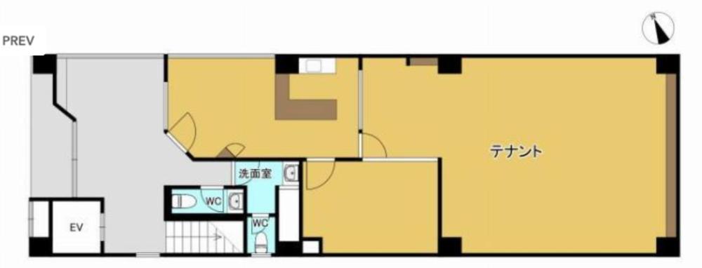 会議室有り！ 什器付き！の居抜き賃貸オフィス物件(約35坪) ｜居抜きオフィス物件検索サイト【vivit-ビビット】（2）