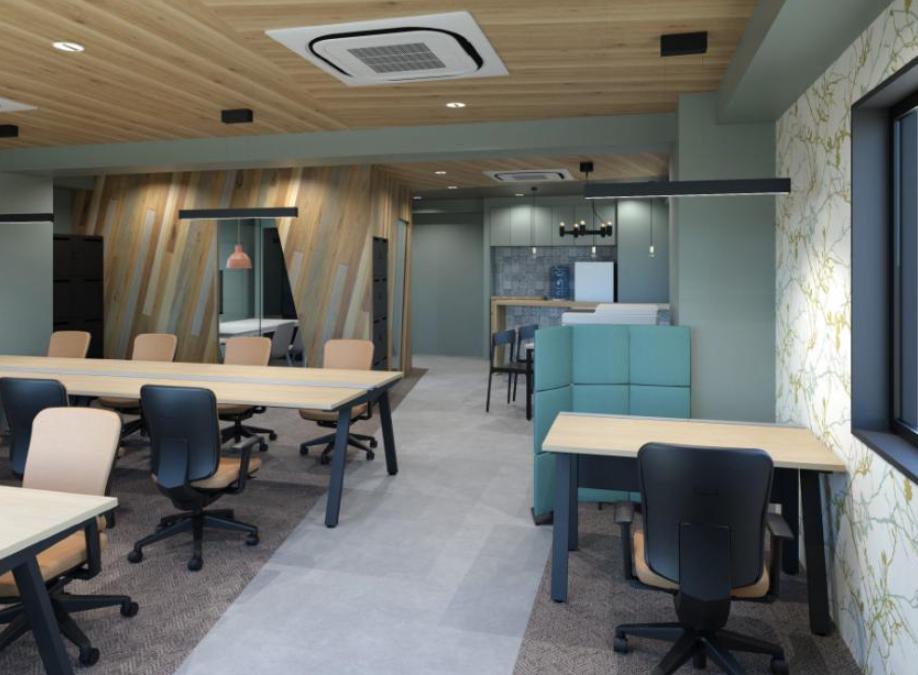入退去お得にしたい方必見 ルーフバルコニー付きの居抜き賃貸オフィス物件(約30坪) ｜居抜きオフィス物件検索サイト【vivit-ビビット】（3）
