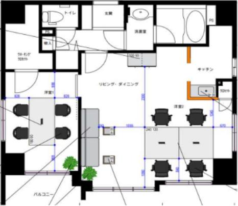 会議室付き！ 小規模オフィス！の居抜き賃貸オフィス物件(約15坪) ｜居抜きオフィス物件検索サイト【vivit-ビビット】（2）