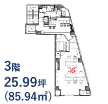 駅チカ！ コンパクトオフィスの居抜き賃貸オフィス物件(約25坪) ｜居抜きオフィス物件検索サイト【vivit-ビビット】（2）