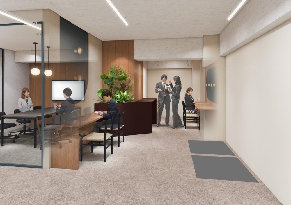 会議室2室付き！ テレカンブース造設済み！の居抜き賃貸オフィス物件(約40坪) ｜居抜きオフィス物件検索サイト【vivit-ビビット】（3）