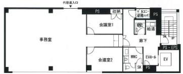 会議室2室あり◎ 築浅物件の居抜き賃貸オフィス物件(約45坪) ｜居抜きオフィス物件検索サイト【vivit-ビビット】（2）