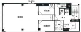 会議室2室あり◎ 築浅物件の居抜き賃貸オフィス物件(約45坪) ｜居抜きオフィス物件検索サイト【vivit-ビビット】（サムネイル2）