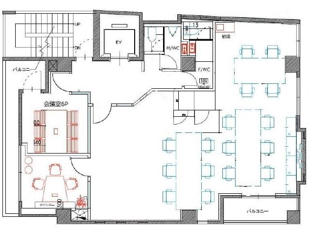 会議室、WEBブース2部屋！の居抜き賃貸オフィス物件(約30坪) ｜居抜きオフィス物件検索サイト【vivit-ビビット】（2）