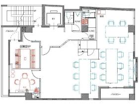 会議室、WEBブース2部屋！の居抜き賃貸オフィス物件(約30坪) ｜居抜きオフィス物件検索サイト【vivit-ビビット】（サムネイル2）