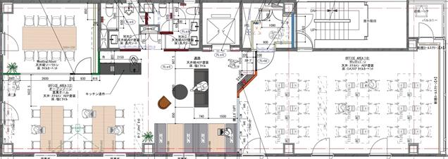 デザイナーズ物件！ 会議室造作済み！の居抜き賃貸オフィス物件(約50坪) ｜居抜きオフィス物件検索サイト【vivit-ビビット】（2）
