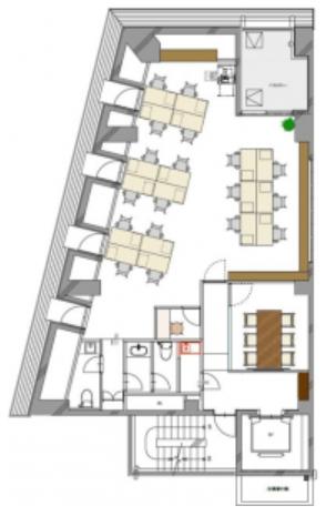 内装付きオフィス 恵比寿の好立地の居抜き賃貸オフィス物件(約30坪) ｜居抜きオフィス物件検索サイト【vivit-ビビット】（2）