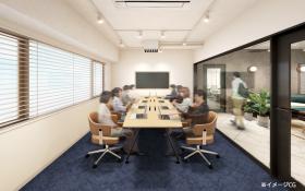 8名用会議室つき 渋谷のセットアップオフィスの居抜き賃貸オフィス物件(約35坪) ｜居抜きオフィス物件検索サイト【vivit-ビビット】（サムネイル3）