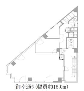駅徒歩2分！ 好立地物件！！の居抜き賃貸オフィス物件(約30坪) ｜居抜きオフィス物件検索サイト【vivit-ビビット】（サムネイル2）