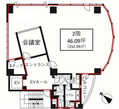 大塚駅徒歩5分！ 会議室造作済み！の居抜き賃貸オフィス物件(約45坪) ｜居抜きオフィス物件検索サイト【vivit-ビビット】（2）
