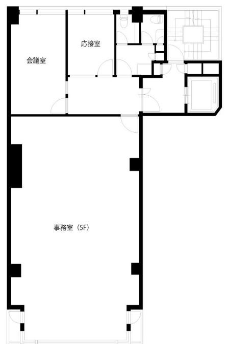 会議室2部屋付き！！ 平河町のセットアップオフィスの居抜き賃貸オフィス物件(約40坪) ｜居抜きオフィス物件検索サイト【vivit-ビビット】（2）