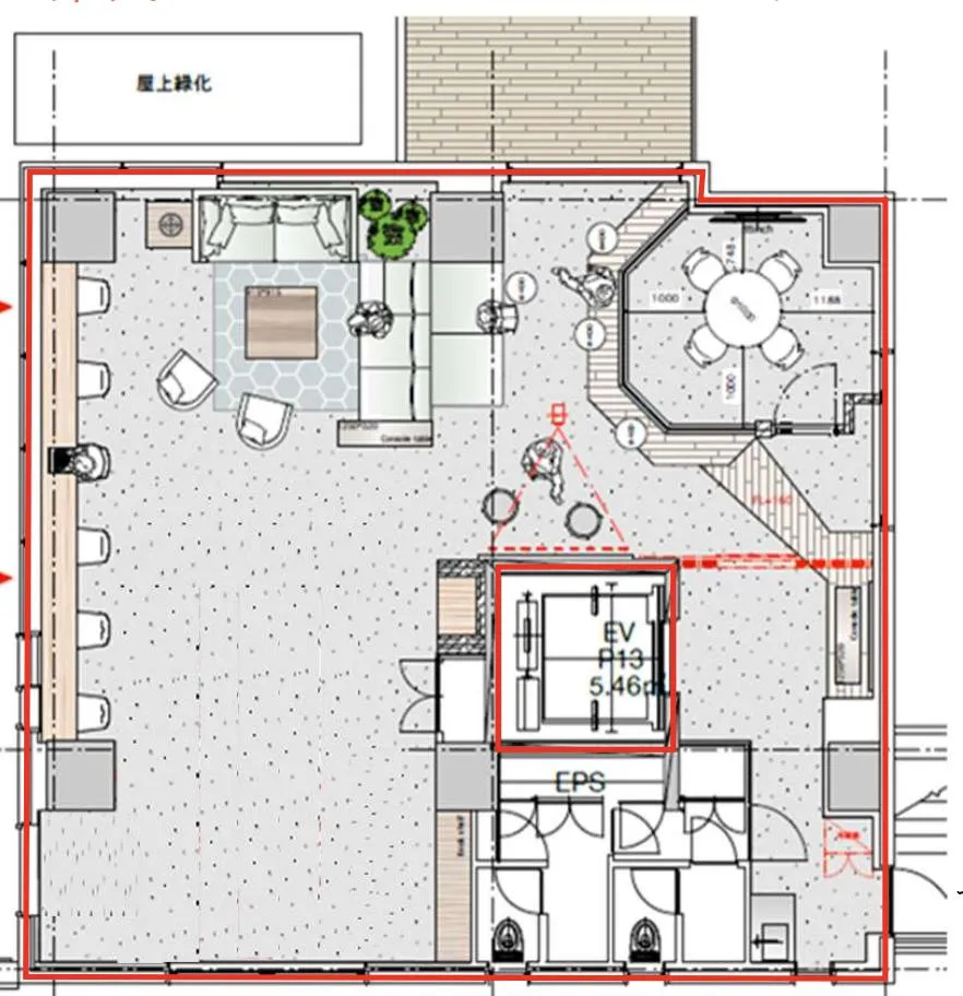 築浅・ハイグレードオフィス！の居抜き賃貸オフィス物件(約35坪) ｜居抜きオフィス物件検索サイト【vivit-ビビット】（2）