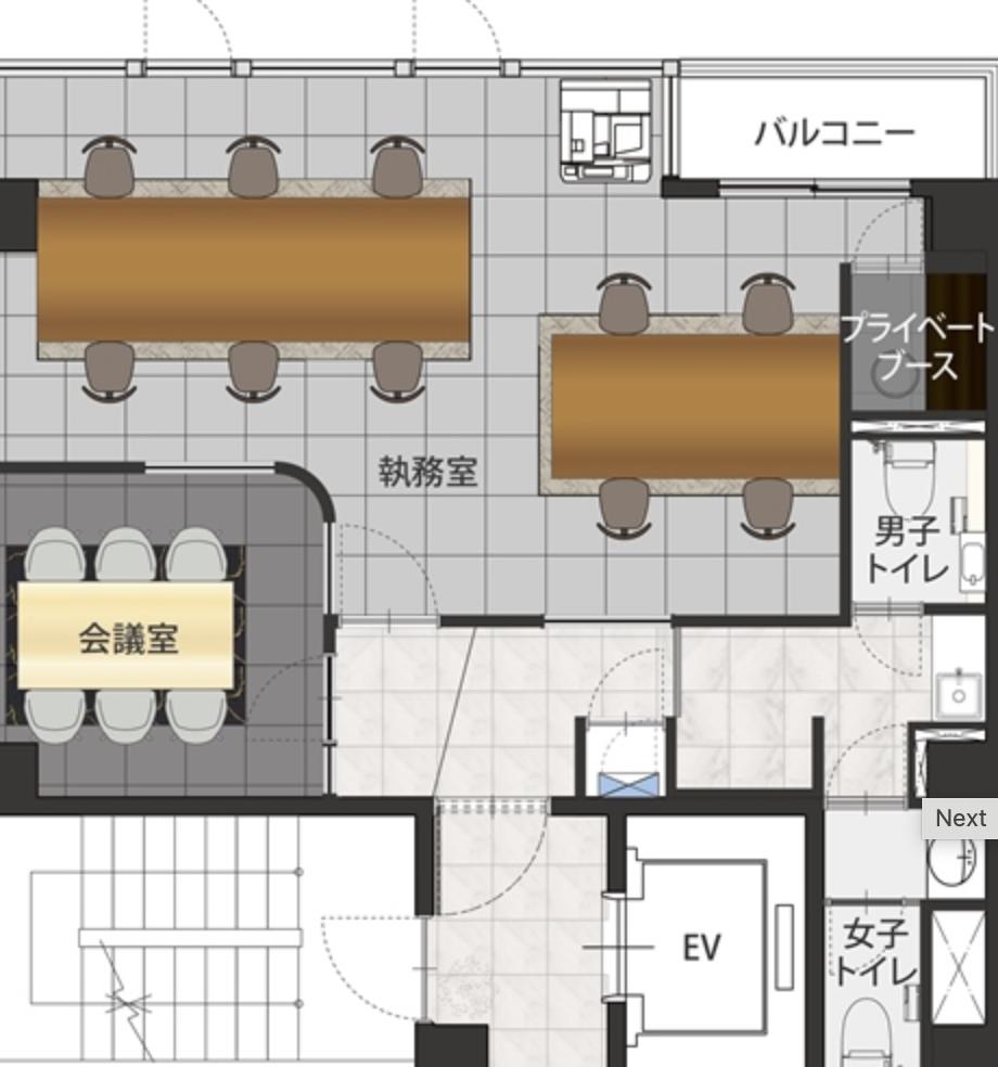 会議室あり！ 池袋エリア小規模オフィスの居抜き賃貸オフィス物件(約15坪) ｜居抜きオフィス物件検索サイト【vivit-ビビット】（2）
