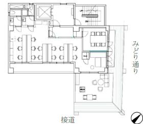 徒歩5分圏内で４路線利用可能！おしゃれオフィスの居抜き賃貸オフィス物件(約25坪) ｜居抜きオフィス物件検索サイト【vivit-ビビット】（サムネイル2）