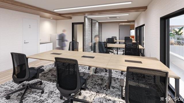 徒歩5分圏内で４路線利用可能！おしゃれオフィスの居抜き賃貸オフィス物件(約25坪) ｜居抜きオフィス物件検索サイト【vivit-ビビット】（3）