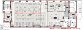 大型内装付き物件！ 個別ブース設置済み！の居抜き賃貸オフィス物件(約115坪) ｜居抜きオフィス物件検索サイト【vivit-ビビット】（サムネイル2）