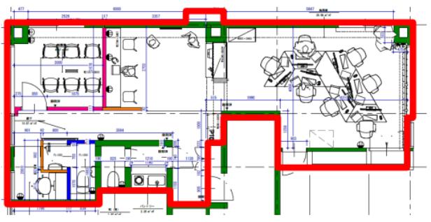 恵比寿駅徒歩5分！ 設備充実の小規模オフィスの居抜き賃貸オフィス物件(約20坪) ｜居抜きオフィス物件検索サイト【vivit-ビビット】（2）
