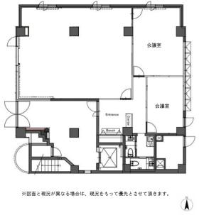 会議室2室付き！ 初期費用抑えて入居可能の居抜き賃貸オフィス物件(約40坪) ｜居抜きオフィス物件検索サイト【vivit-ビビット】（サムネイル2）