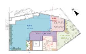 デザイナーズオフィス！ 会議室・テレフォンブース有！の居抜き賃貸オフィス物件(約45坪) ｜居抜きオフィス物件検索サイト【vivit-ビビット】（サムネイル2）