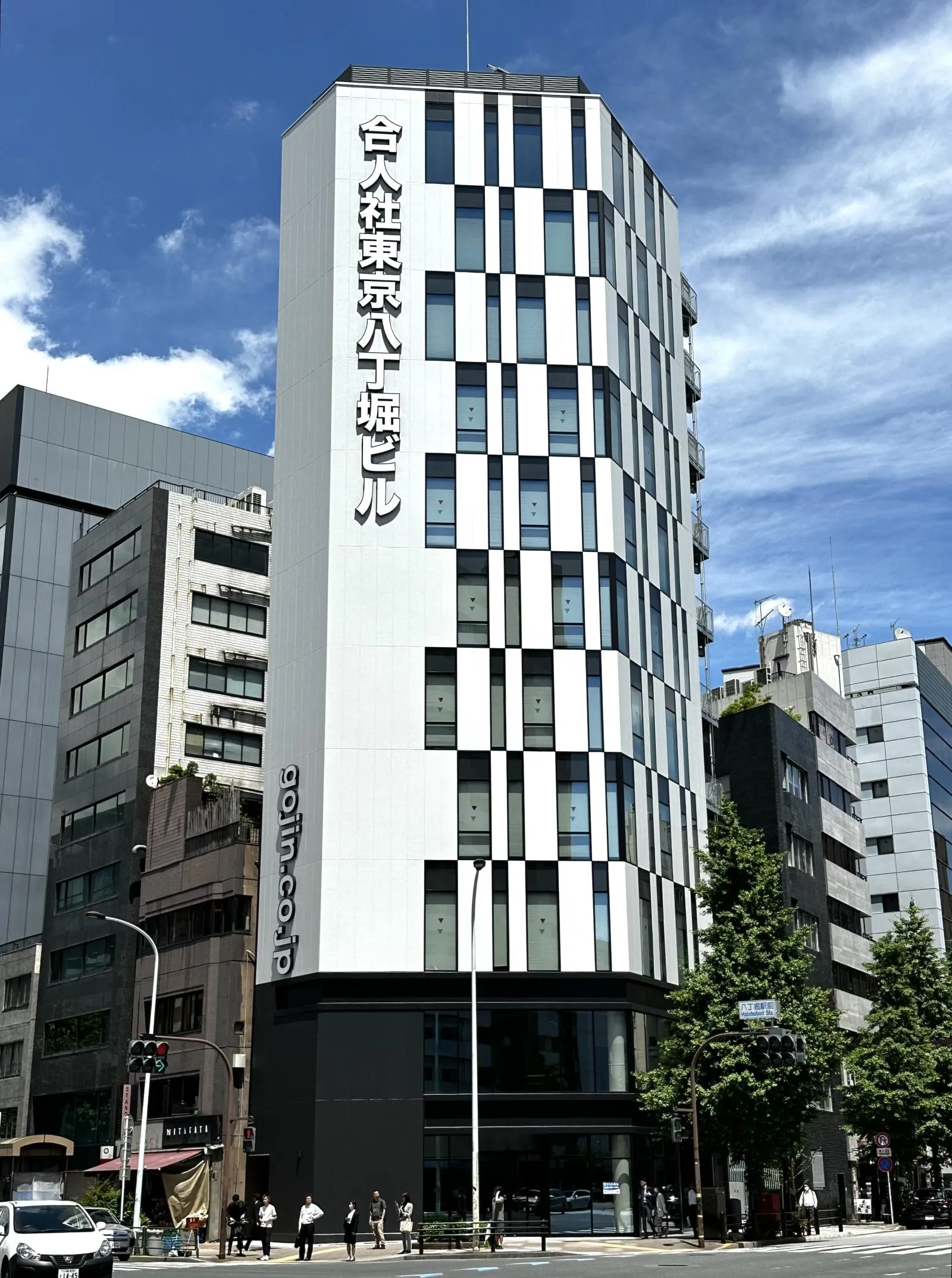 合人社東京八丁堀ビル(旧:K-SQUARE)ビルの外観写真
