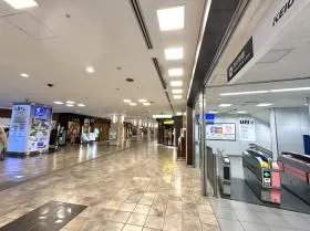 改札を出て右に直進する(直進していくと渋谷マークシティの出口がある)
