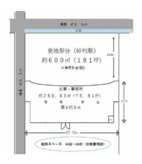 千葉県東金市田間885‐2ビルの外観